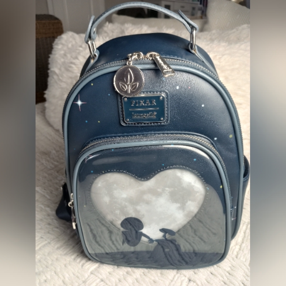Loungefly Disney Pixar WALL-E EVE Heart Moon Mini Backpack